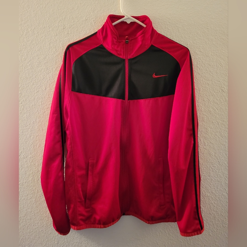 Nike Red Athletic Jacket